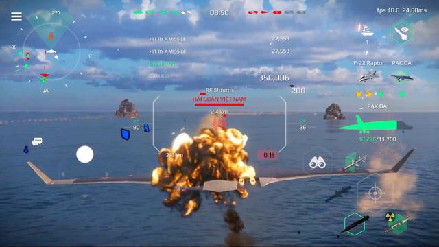 [Modern Warships] RF Shtorm Aircraft Carrier Air Attacks Collection- Pak Da Bomber