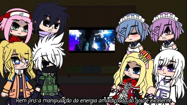 Re Zero e Naruto universe alternative react | rap do sukuna vs gojo | Kaito | as na descrição смотреть онлайн