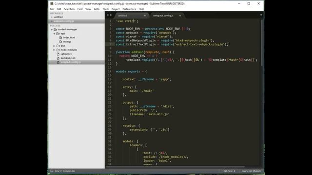 ReactJS. #3 Стилизация смотреть онлайн