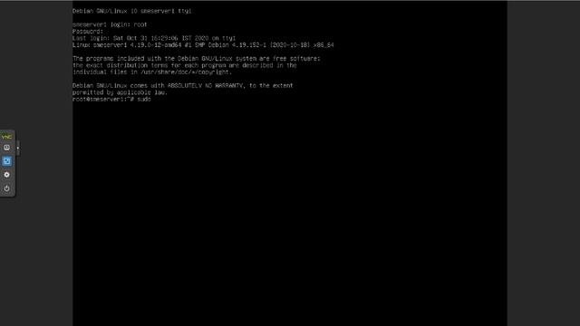 Debian 10.5 Minimal Server Installation with Virtualmin Webmin Installation смотреть онлайн