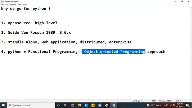 Why we go for Python ? смотреть онлайн