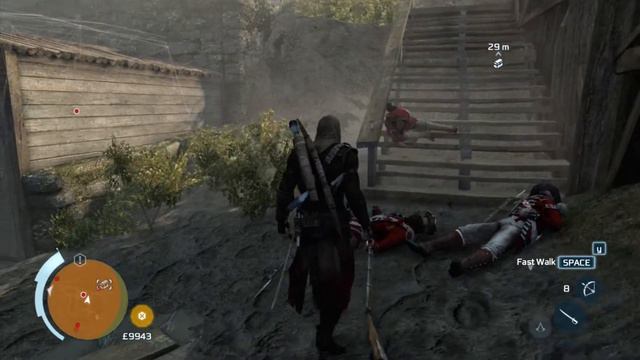 Connor in Templars Fort. Assassin's Creed 3 смотреть онлайн