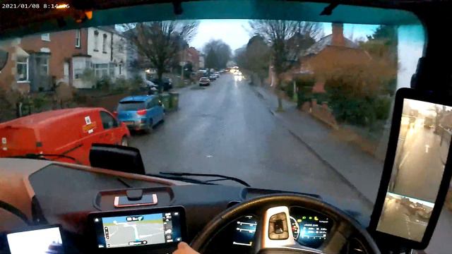 Mercedes-Benz Actros 2021 (mirrorcam) POV with trailer wales смотреть онлайн
