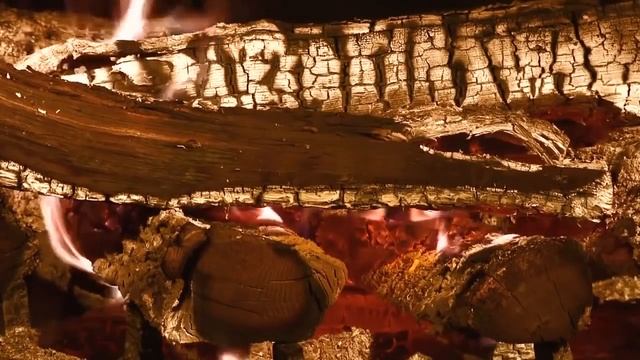 Звуки природы. Костёр на природе ночью (без музыки) смотреть онлайн