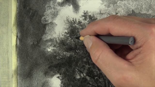 Landscape Drawing with Charcoal смотреть онлайн