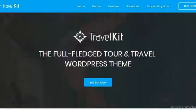 Travelkit The Full fledged Tour & Travel WordPress Theme смотреть онлайн