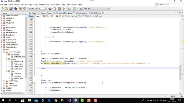 Metodo Listar datos desde un jtable en java Netbeans MVC y Mysql смотреть онлайн