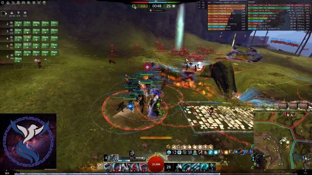 GW2 WvW. Herald #5. Open field vs blobs смотреть онлайн