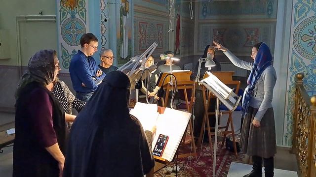 Стихира Великого Пятка "Тебе одеющагося светом яко ризою..." Регент Екатерина Артюхова. смотреть онлайн
