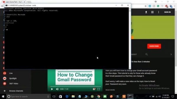 How to check NodeJs version installed on windows 7,8,10,Linux and Mac