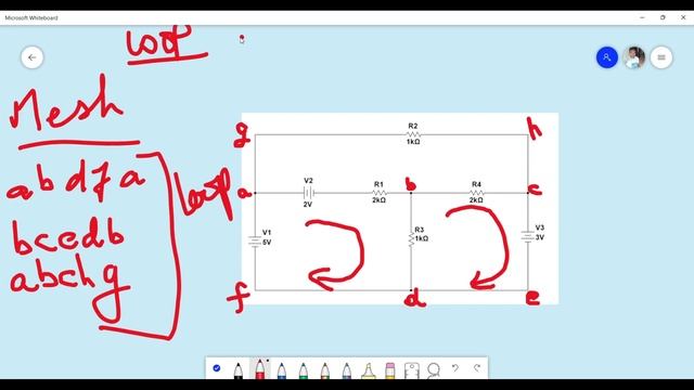 Branch, Mesh, loop, and Node in a circuit смотреть онлайн