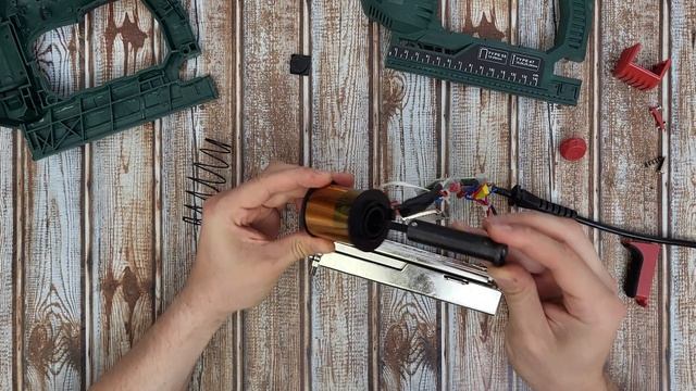 Parkside Electric Nailer Stapler PET 25 C3 DISASSEMBLE смотреть онлайн