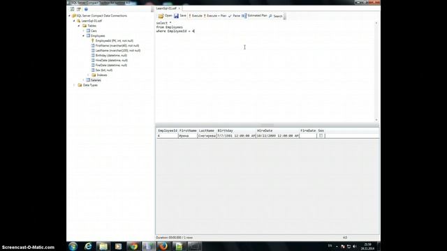 SQL Операторы select, from и where смотреть онлайн