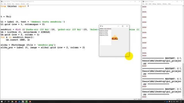 Python tkinter - klase Listbox, Checkbutton i PhotoImage смотреть онлайн