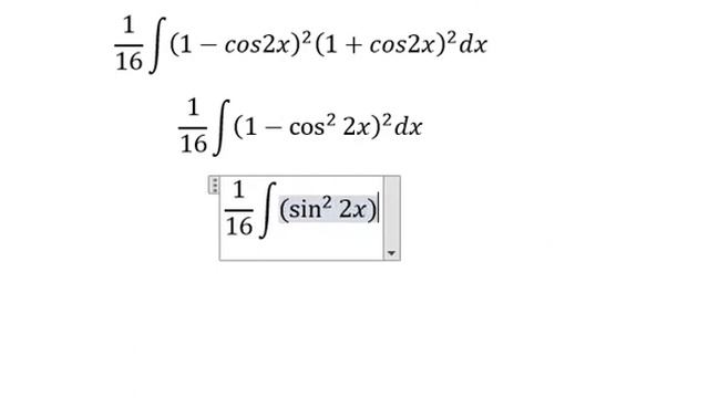 Calculus Help: Integral of sin^4x cos^4x dx - Integration by substitution смотреть онлайн