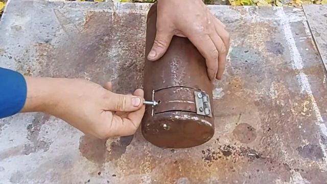 Узнав что можно сделать из огнетушителя ты не выбросишь его. Получилась печь щепочница своими рукам