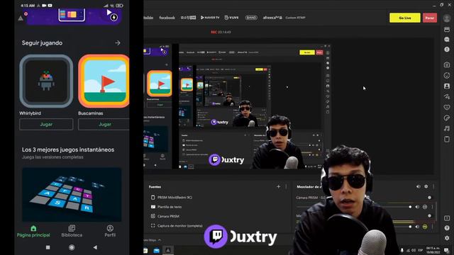Cómo transmitir desde tu Pc y Móvil al mismo tiempo? Prism Live Studio смотреть онлайн