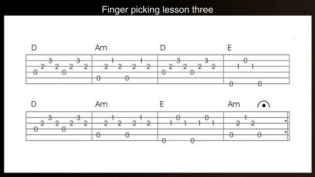 Guitar Lesson 3, How To Play Fingerstyle Guitar (fingerpicking Guitar For Beginners)