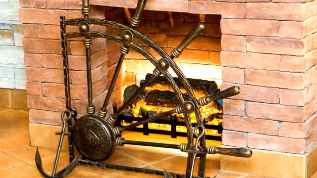 Красивая ковка для камина в МОРСКОМ СТИЛЕ штурвал и 2 якоря решетка каминная экран купить в Днепроп смотреть онлайн