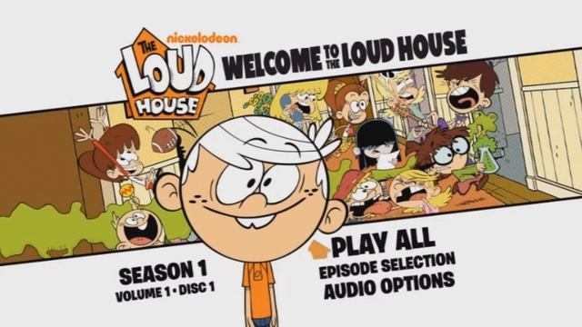 The Loud House: Welcome To The Loud House (2016, 17) DvD Menu Walkthrough