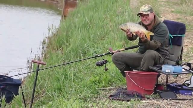 Ловля карпа ранней весной на фидер смотреть онлайн