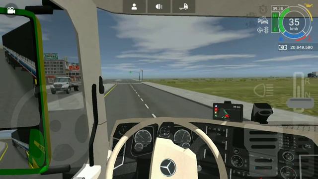 Grand Truck Simulator 2 Gameplay#7 Mercedes Benz Actros John Deere Skin.