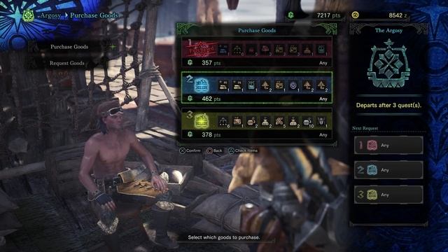 Monster Hunter: World - The Argosy: Details Tutorial purchase Goods Gameplay Sequence (2018) смотреть онлайн