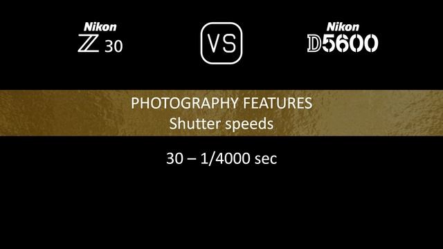 Nikon Z30 vs. Nikon D5600: A Comparison of Specifications смотреть онлайн
