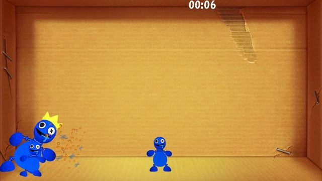 Kick the Buddy Mod Skin Rainbow Friends Blue Buddy Cloning Bio смотреть онлайн