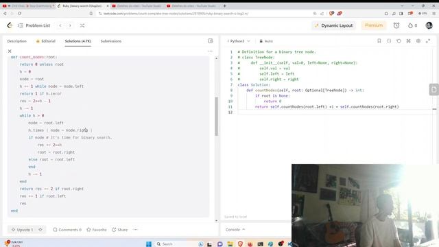 ?Solving All LeetCode Problems with PYTHON ? - 222 Count Complete Tree Nodes смотреть онлайн