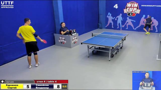 08:00 Харченко Сергей 2-3 Самойлов Владимир стол 4 ЮГ-1 29.08.21 смотреть онлайн