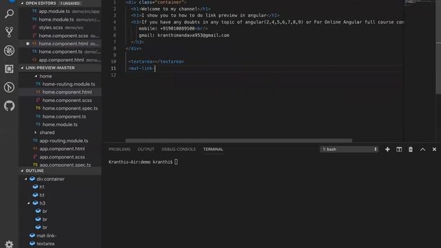 Link preview in angular in easy steps. смотреть онлайн