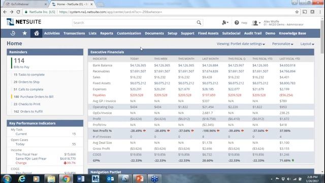 ERP | NetSuite - Demonstration смотреть онлайн