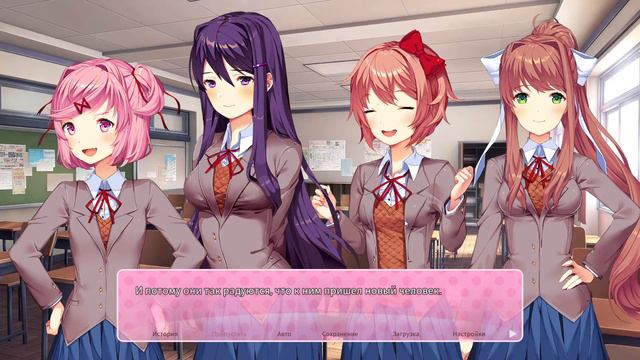 Doki Doki Literature Club Plus! полное прохождение #1 смотреть онлайн