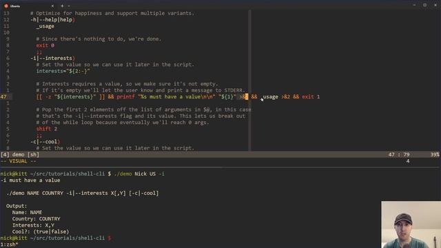 Parse Command Line Positional Arguments and Flags with Bash смотреть онлайн