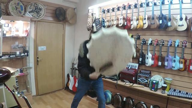 Шаманский бубен из Хакасии 60х45 или камлание в Skybeat.ru смотреть онлайн