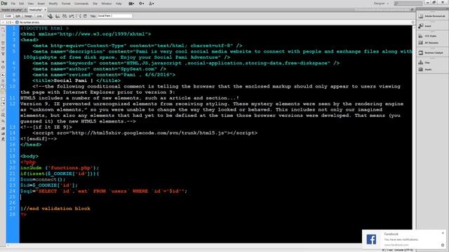 PHP In Arabic : Social application project - User image [20] Mohamed saad смотреть онлайн