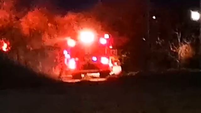 Пожар в Железноводске рядом с заправкой. Вызвали пожарных. Fire Near The Gas Station.
