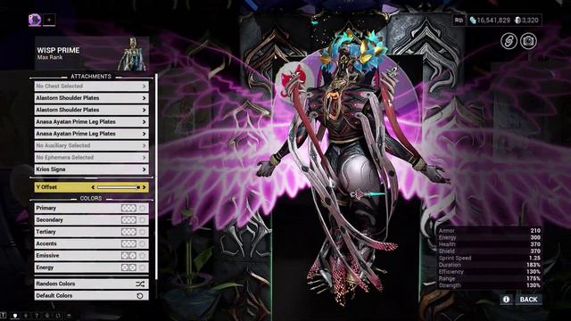 Warframe | Fashion Frame | Wisp Prime : Curse Bearer смотреть онлайн