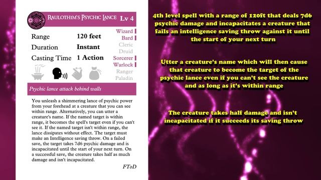 Top 10 Psychic Damage Spells in DnD 5e смотреть онлайн