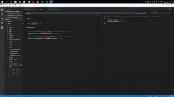 Интеграция Unity и Visual Studio Code
