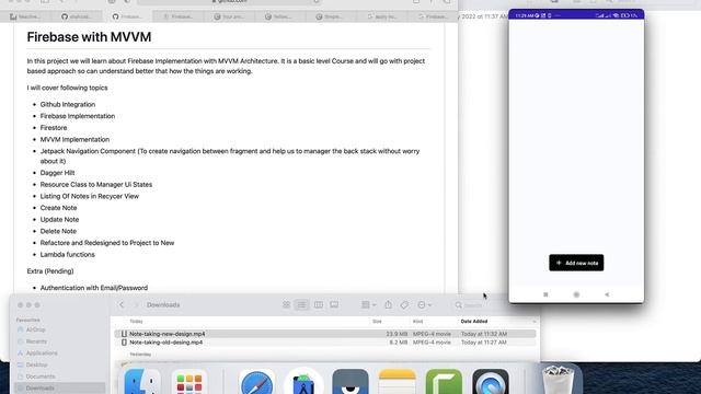 Introduction | Firebase | Firestore | MVVM | Github | Android | Kotlin смотреть онлайн