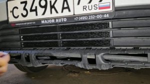Защита радиатора Kia Rio X-Line. Усиленная в 3,5 раза 3DDEF