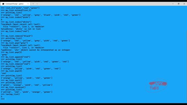 python tutorial for beginners python lists unique way смотреть онлайн
