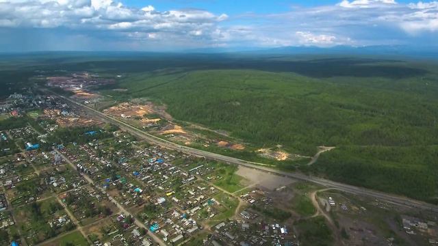 Казачинско-ленский район п.Улькан с высоты птичьего полета смотреть онлайн