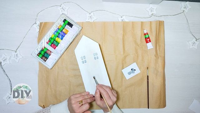 Поделки ко дню святого ВАЛЕНТИНА. Делаем домики из брусочков дерева своими руками на 14 февраля. смотреть онлайн