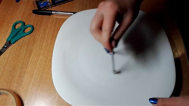 Разметка тарелки перед росписью смотреть онлайн