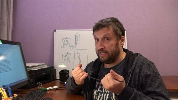 Мощность котла и емкость системы отопления.