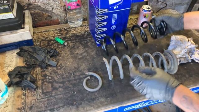 Audi A3 S Line Rear Spring Replacement смотреть онлайн