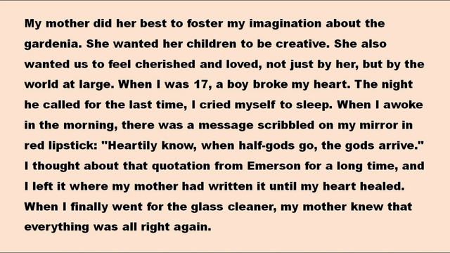 The White Gardenia | British English Accent| Learn English through the story| Listening and Reading смотреть онлайн